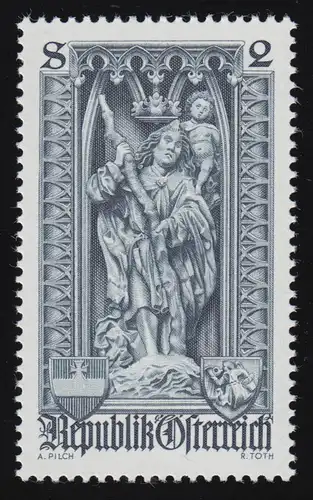 1287 500 Jahre Diözese Wien, Hl. Christopherus, 2 S, postfrisch **