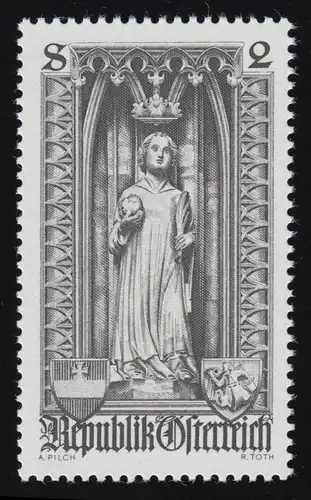 1284 500 Jahre Diözese Wien, Hl. Stephan, 2 S, postfrisch **