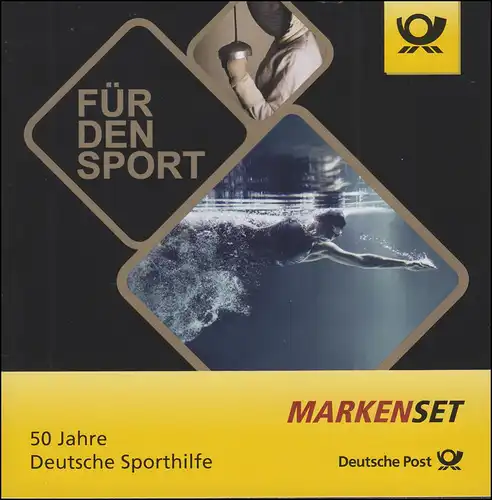 106 MH Für den Sport - 50 Jahre Deutsche Sporthilfe 2017, postfrisch **