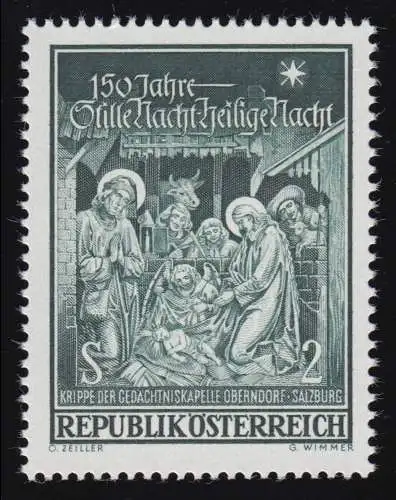 1276 Stille Nacht, Krippe Gedächtniskapelle, Oberndorf Salzburg, 2 S **