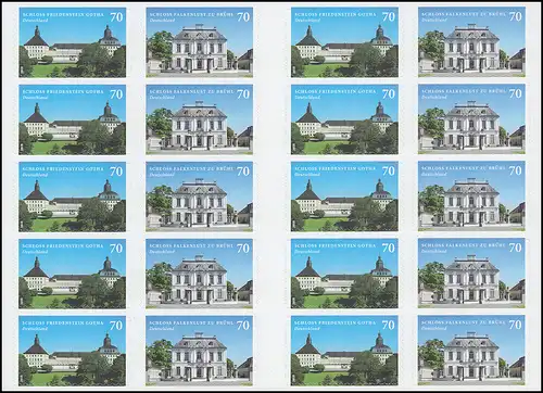 FB 77 Pierre de paix et faucon, feuille de 10x3388-3389, **