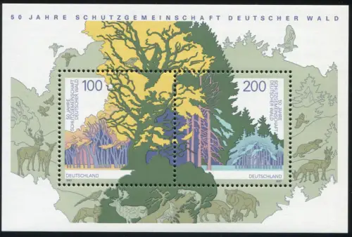 Block 38 SDW mit PLF Punkt zwischen den Beinen der Rehe im Blockrand links **