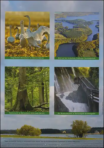 Post-Edition: Sehenswerte Natur in Deutschland auf Briefmarken, 2014