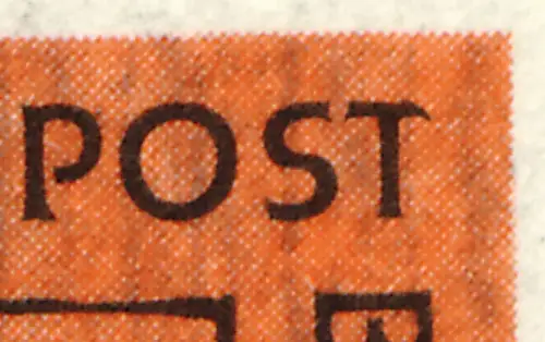 515IV Katholikentag mit PLF IV abgeschrägtes T in POST, Feld 17 postfrisch **