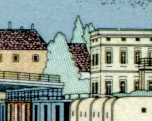 Kompletter Bogen 822 Eisenbahn FN 1 mit PLF I Punkt im Baum, Feld 50 **