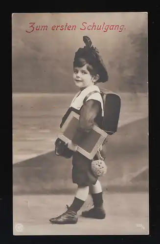 NPG Photo AK 885/ 6 Jeune ardoise en combinaison de marin, Feldpost Lengdorf 5.7.15