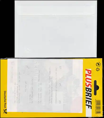 PSo 5 BII Y Bad Frankenhausen 16.8.99 aus Probier-Packung mit Qittung 3,90 DM