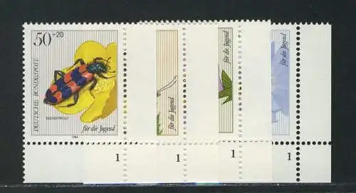 1202-1205 Insectes de pollinisation juvénile, FN1 phrase post-frais **