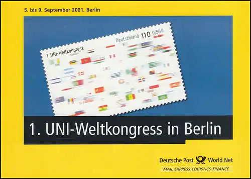 Premier emplacement spécial Sielaff numéro 5999, ATM SSt BERLIN 8.9.01