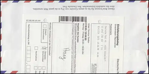 USo 3 avec un appoint approprié comme R-FDC ESSENT DÜSSELDORF 10.6.98 aux États-Unis