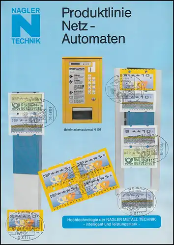 NAGLER-TECHNIK Produktlinie Netz-Automaten mit 12 Nagler-ATM alle SSt 30.6.2002