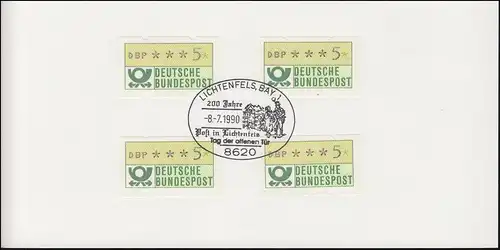 PZ 6/03 Fête de l'ALLEMAGNE, cachet du premier jour KREFELD 1.10.98