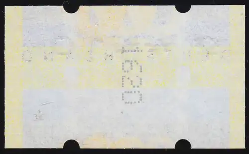 3.2. ATM ** avec code numérique et raclage coloré du côté caoutchouc (février 2001)