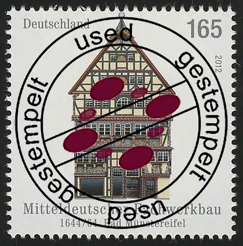 2931 Fachwerkbauten Bad Münstereifel O gestempelt