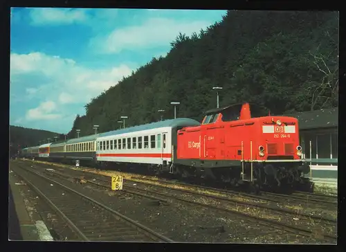 Locomotive diesel AK 212 264-6, SSt MEININGEN XVII. Loktage à vapeur 3.9.11