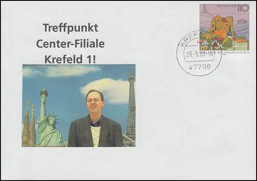 USo 5 BIIIY Treffpunkt Center-Filiale Krefeld mit Foto, KREFELD 23.3.2000