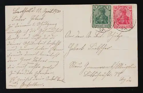 CL Photo AK 6354/6 ABC Sagittaire, tableau, jeune 1er cycle, couru 10.4.1920