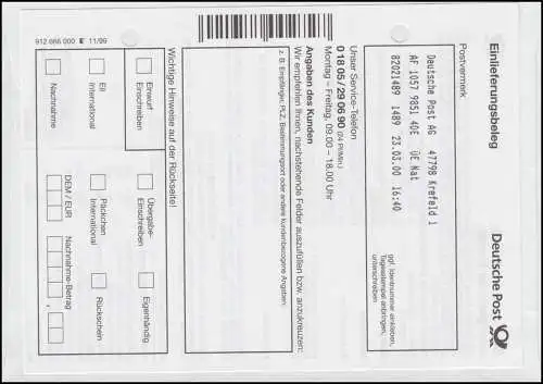 USo 5 BIIIY Centre de rencontre-Filiale Krefeld avec ATM 400! et S-R-Z, 23.3.00