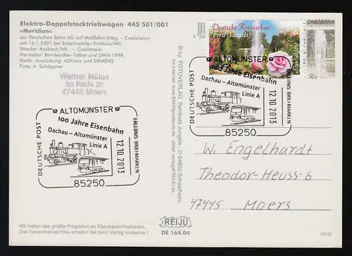 AK électrique à double étage 445 501/001 Meridian SSt ALTOMNUNSTER 12.10.2013