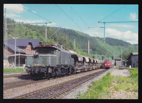 AK Elektro Güterzuglokomotive 194 580-7, SSt HALBERSTADT Bahnhof, 19.10.2013