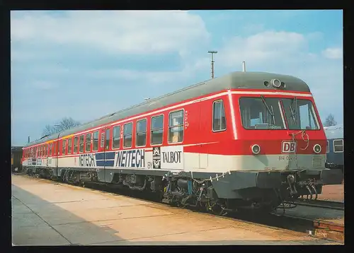 AK Versuchstriebwagen 614 004-0 "Neitech", SSt BERLIN Briefmarkenmesse, 12.10.13