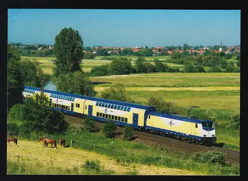 AK Elektro-Personenzuglokomotive ME 146-12, SSt Aalen 150 J. Remsbahn, 17.7.2011