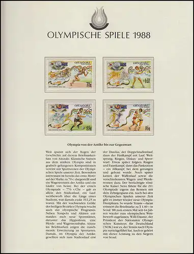 Jeux olympiques 1988 Séoul - Iles Cook, Ancien + Aujourd'hui dans le sport **