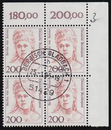 1498 200 par Suttner ER-Vbl. en haut à droite, marqué, jour-O centrique