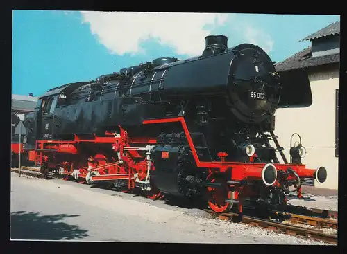AK Güterzug - Tenderlokomotive 85 007, SSt BAD LAUTERBERG IM HARZ, 6.11.2009