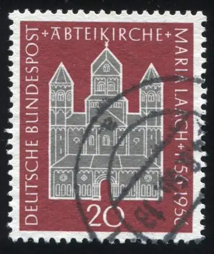 238I Maria Laach avec PLF I pied cassé de L de LAACH, champ 35, cacheté