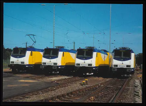 AK Parade Lokomotiv Baureihe MR 146 SSt STENDAL Eisenbahnanschluss 1849, 27.5.06