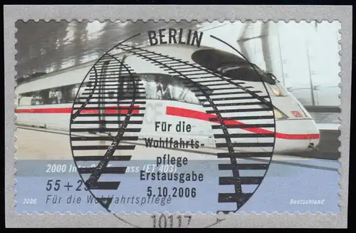 2567 Wofa Eisenbahn ICE SELBSTKLEBEND aus Rolle, ESSt Berlin