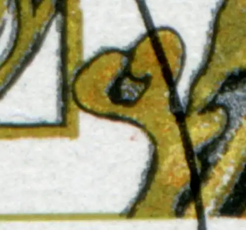 1786 Regensburg - Bogen 10 avec 3 champs PLF 1+6 et 10 (1786I), ESSt Bonn