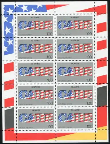 1829 Organisation auxiliaire CARE - Bogen 10 avec PLF point à côté de Care, **