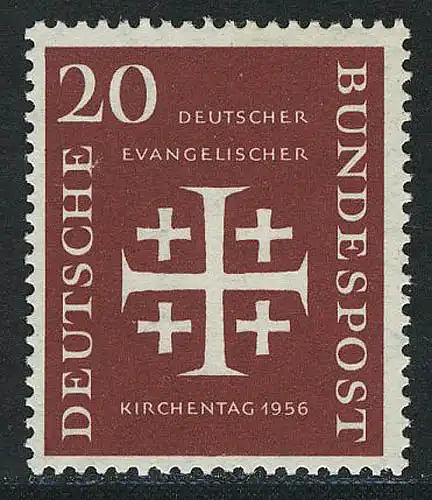 236 Kirchentag 20 Pf ** postfrisch