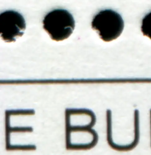 1785 Conférence sur le climat - Bogen 10 avec double Plf point rouge et bleu, **