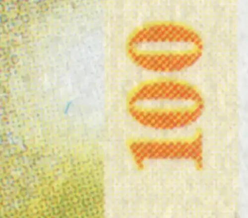 1841 Martin Luther - Bogen 10 avec PLF bleu trait à gauche de la 100, **