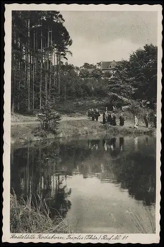 Landpost Rodaborn über TRIPTIS (Thüringen) 12.8.39 auf AK Raststätte Rodaborn