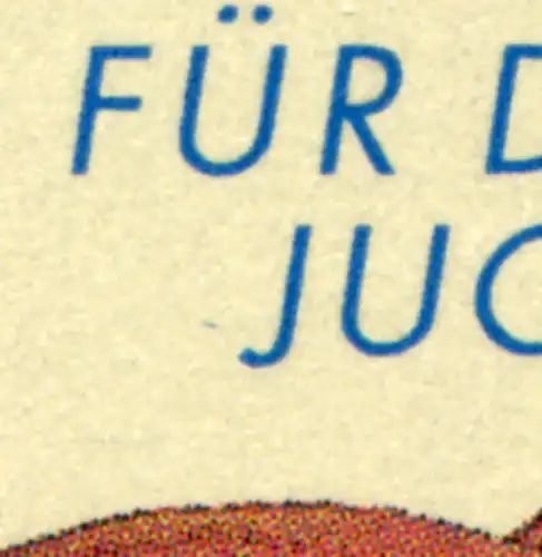 1924 Hannover avec PLF bleu devant JEUNESSE, champ 1, **