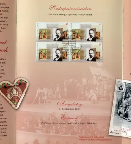 2420II Komponist Engelbert Humperdinck -  EB 6/2004 mit PLF II Retusche PLF I