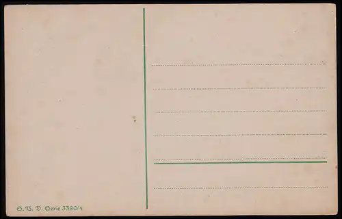 G.B.D. Serie 3390/4 Liebe Worte dringen ins Herz Veilchen Margeriten ungebraucht