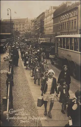AK Zur Erinnerung an den Ostsee-Kindersonderzug am 10. August 1927, ungebraucht