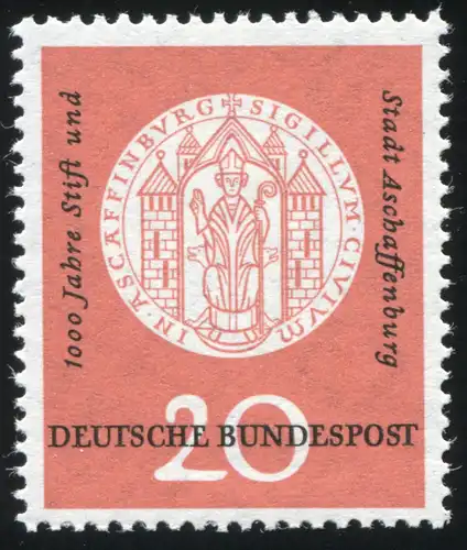 255 Aschaffenburg avec PLF point dans la pierre dans le tour droite, champ 5, **