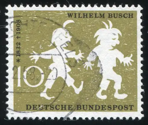 281I Wilhelm Busch avec PLF I orteil au pied, tamponné 1958, testé Schlegel BPP