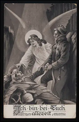 AK M&B L.159 Je suis toujours avec vous Anges soldats de bataille post-champ 23.10.16