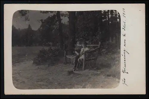 Foto AK Mutter & Sohn Bank, Feldpost Res.Inf. Regiment 268 1. Kompanie, 16.6.17