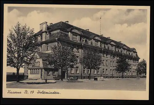 Foto AK Kaserne Pi. 19 1. Kompanie Pionier-Ersatz-Bataillon 4 HOLZMINDEN 31.3.40