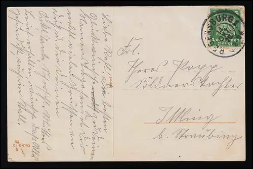 AK WSSB No. 9792 Enfants Chapelle Ständchen Porte de la ville Noms Anniversaire REGENSBURG 14.10.20