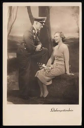 AK "Avocats" Soldat uniforme, Fleures souriant, PROBSTRIED 30.10.40