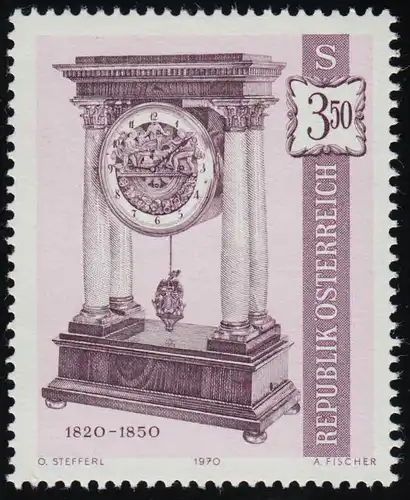 1346 Alte Uhren (II), Uhr von 1820 - 1850, 3.50 S, postfrisch **